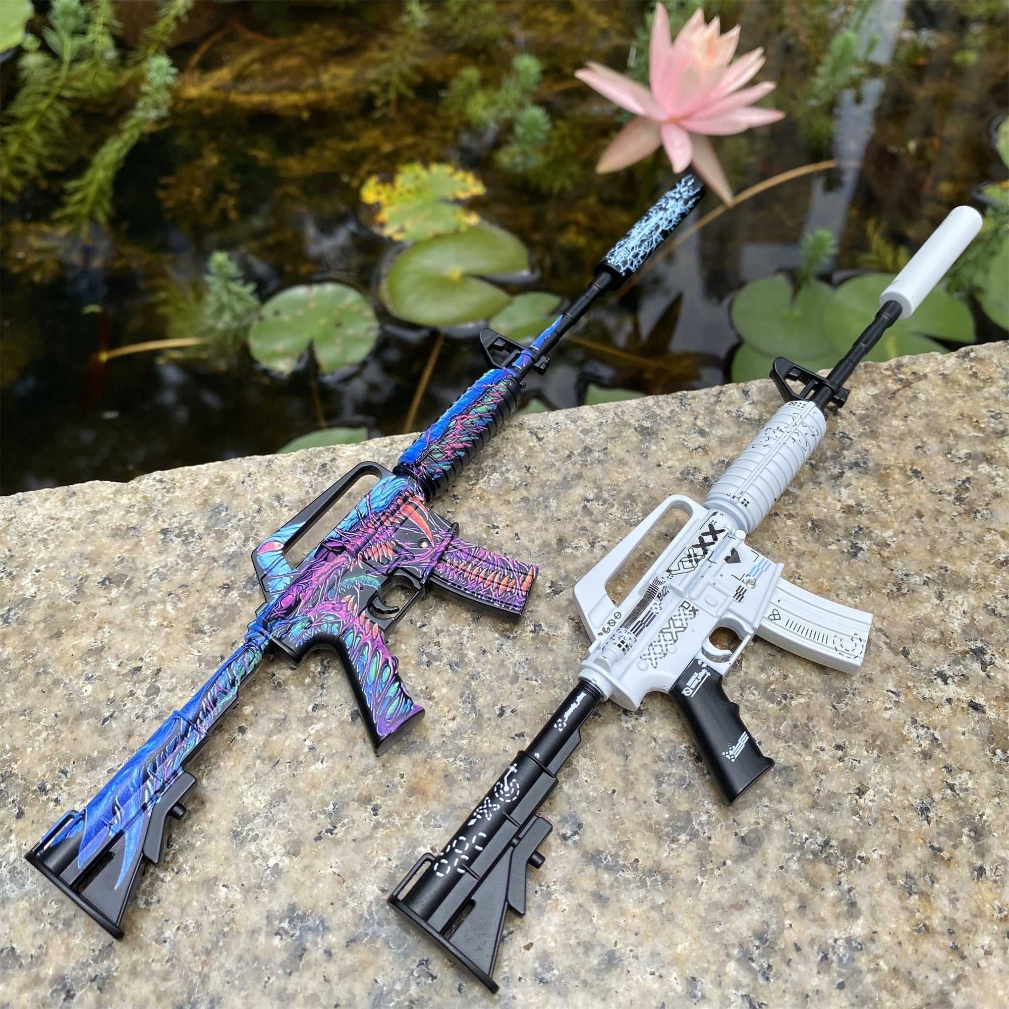 Top Rank Printstream Hyper Beast M4A1-S Gun Miniature For Collection - Tophatter Daily Deals