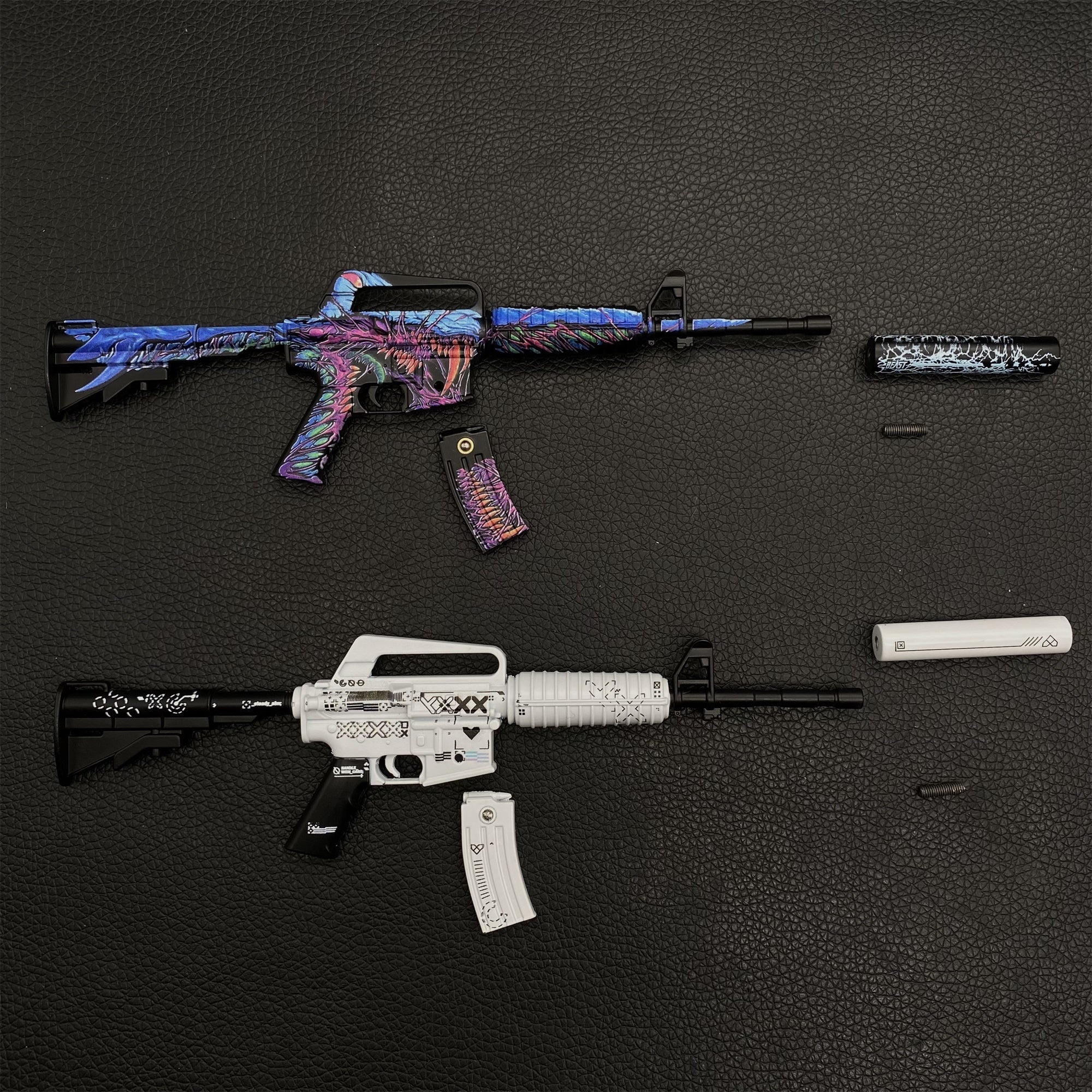 Top Rank Printstream Hyper Beast M4A1-S Gun Miniature For Collection - Tophatter Daily Deals