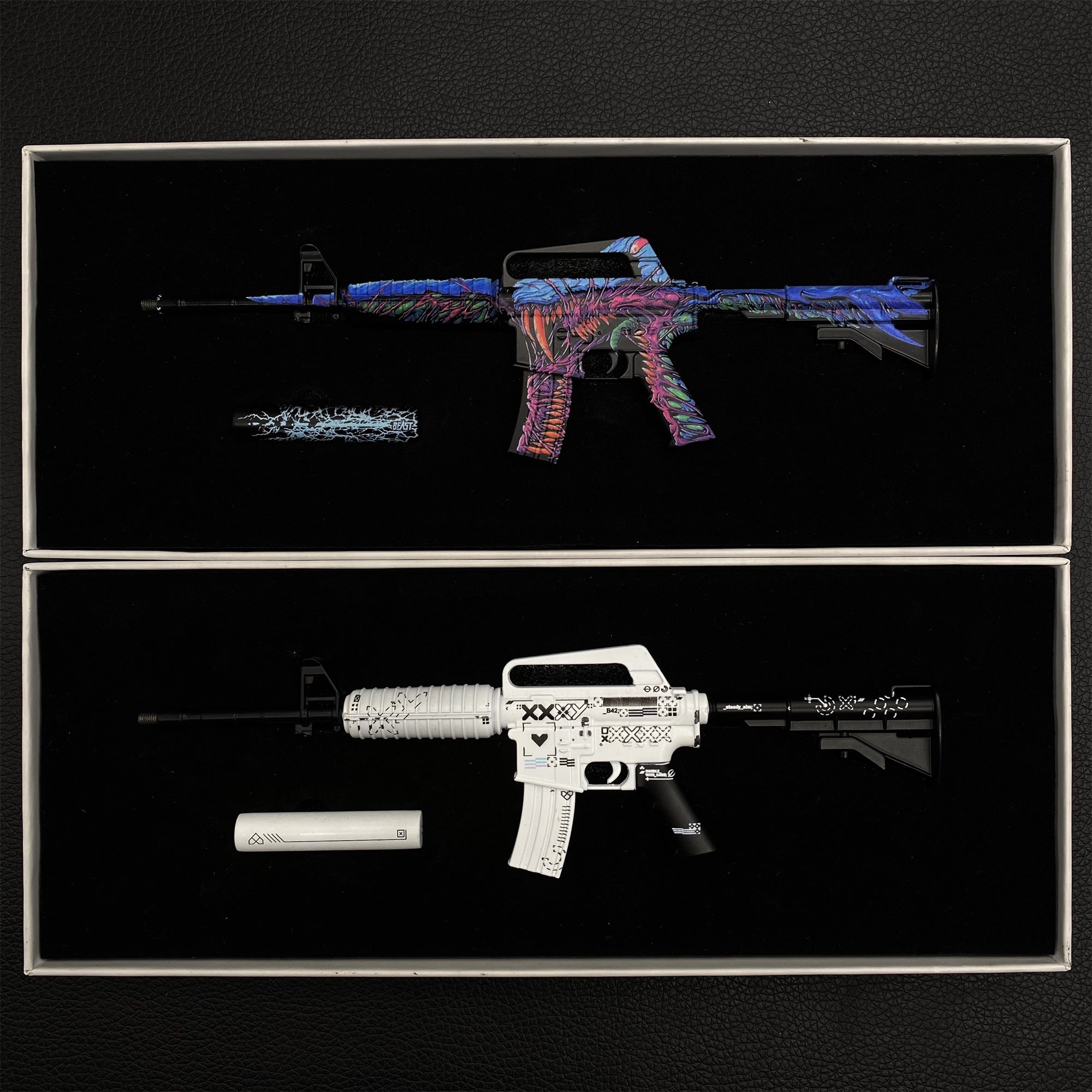 Top Rank Printstream Hyper Beast M4A1-S Gun Miniature For Collection 2 in 1 Pack - Tophatter Daily Deals