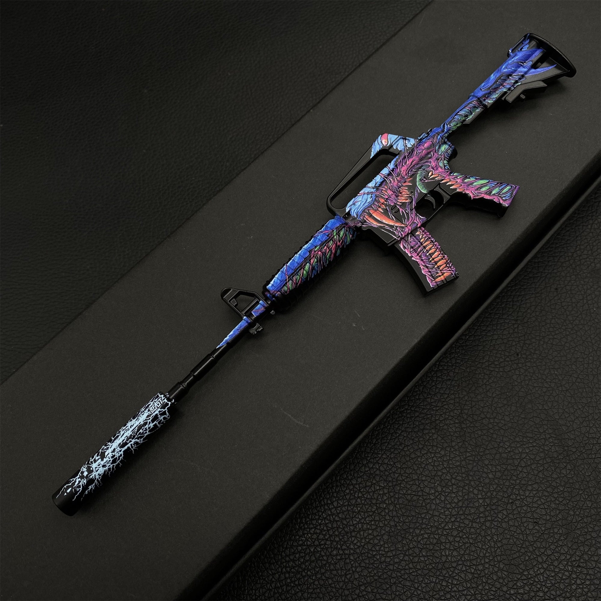 Top Rank Printstream Hyper Beast M4A1-S Gun Miniature For Collection - Tophatter Daily Deals