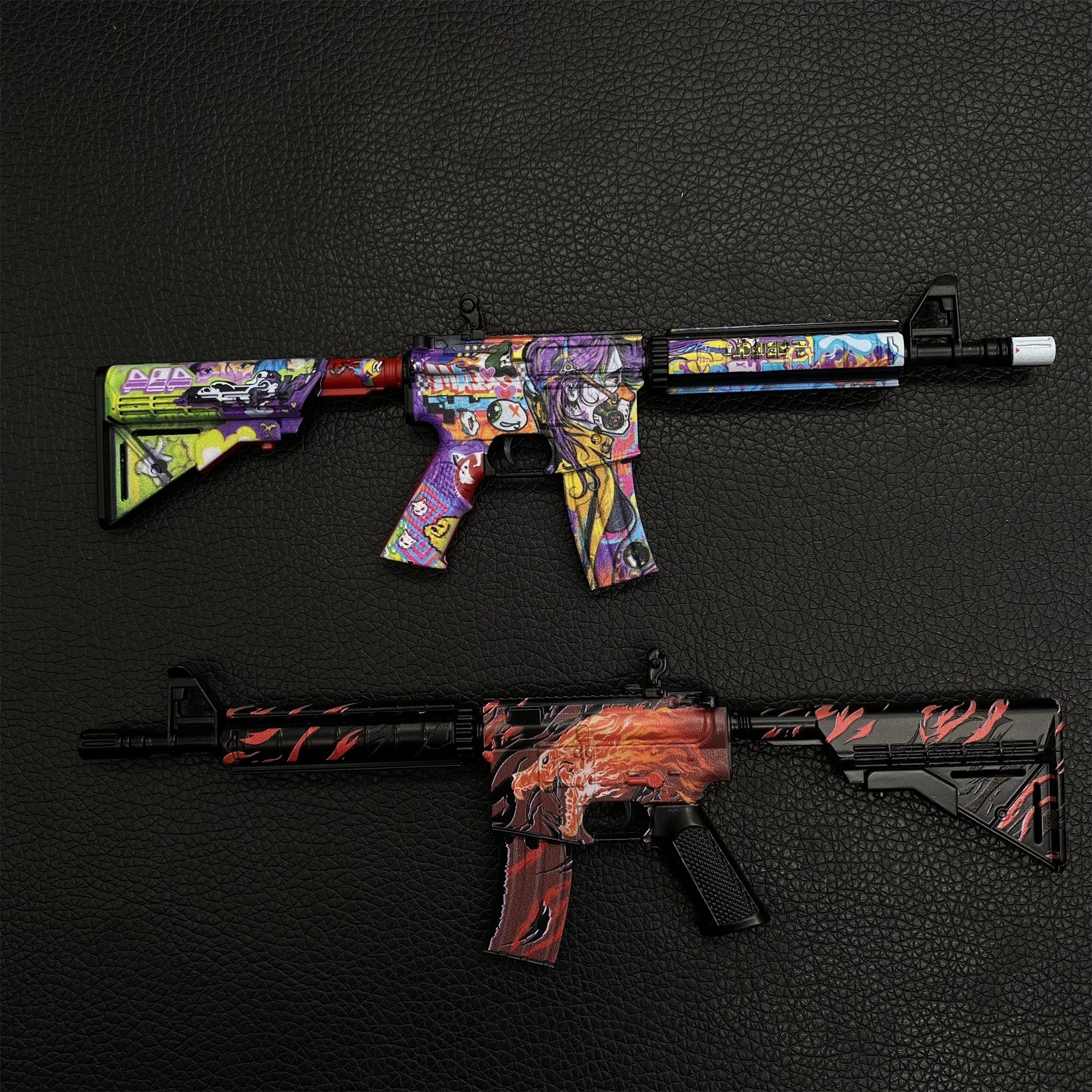 Most Popular Howl In Living Color Skin M4A4 Gun Miniature For Display - Tophatter Daily Deals