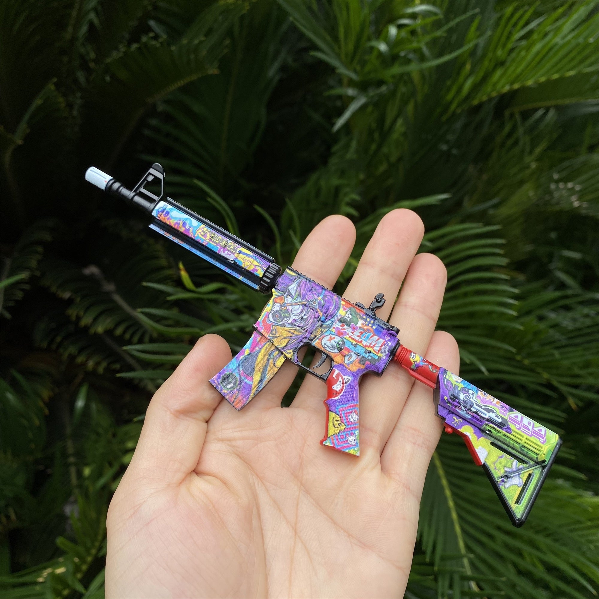 Most Popular Howl In Living Color Skin M4A4 Gun Miniature For Display - Tophatter Daily Deals