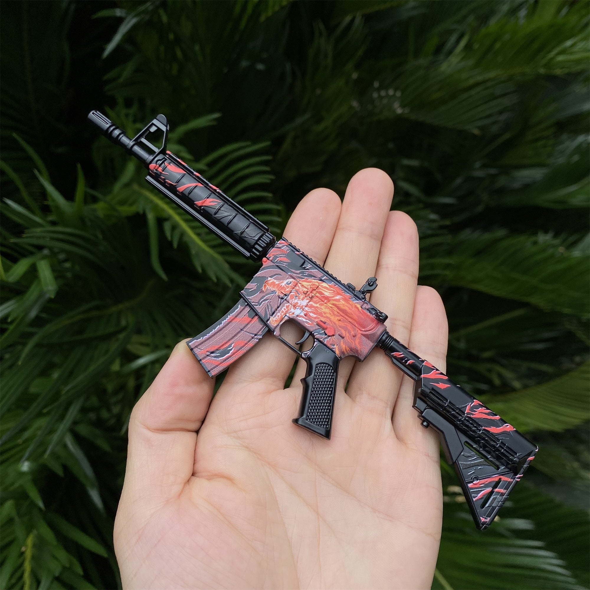 Most Popular Howl In Living Color Skin M4A4 Gun Miniature For Display - Tophatter Daily Deals