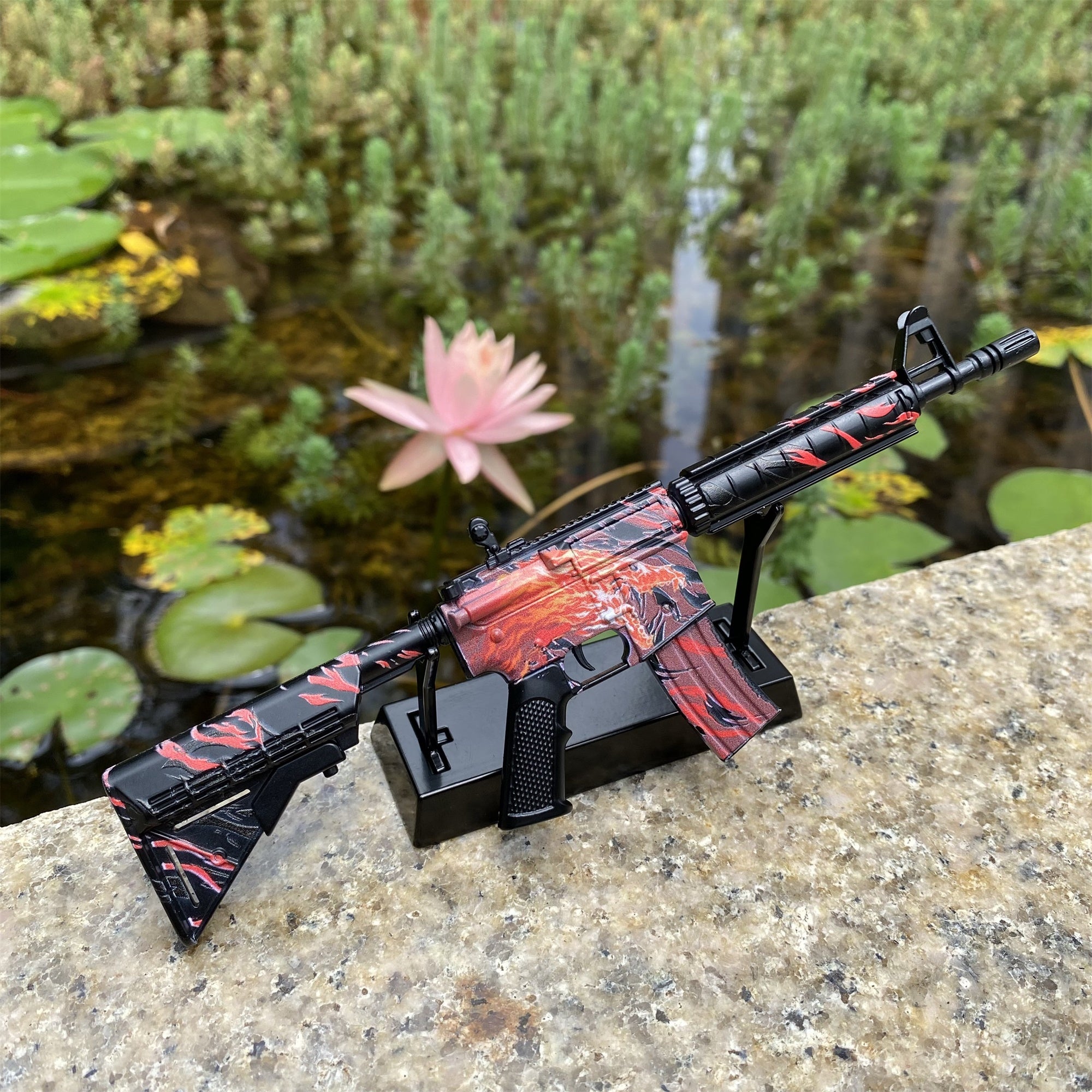 Most Popular Howl In Living Color Skin M4A4 Gun Miniature For Display - Tophatter Daily Deals