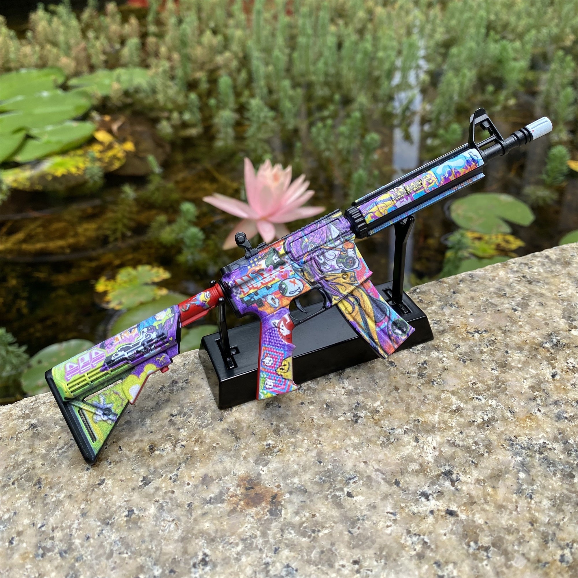 Most Popular Howl In Living Color Skin M4A4 Gun Miniature For Display - Tophatter Daily Deals