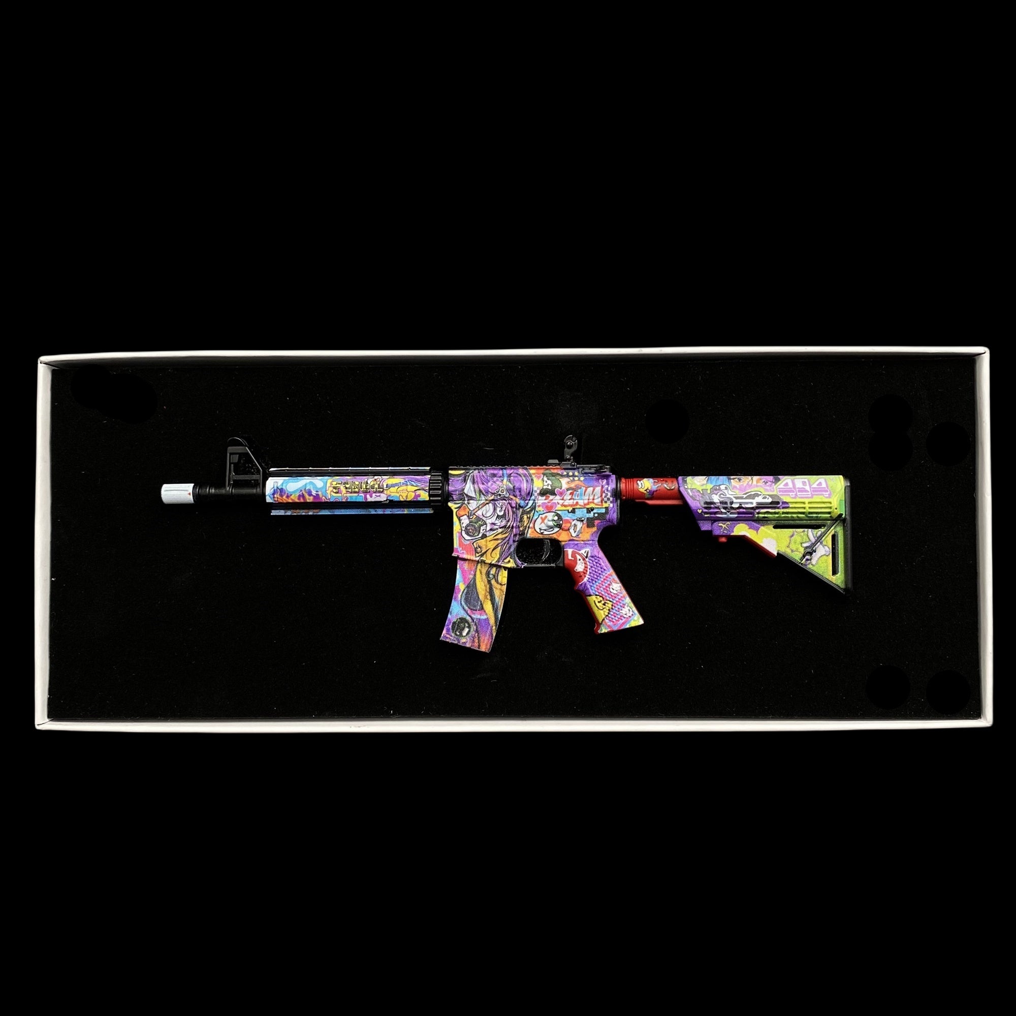 Most Popular Howl In Living Color Skin M4A4 Gun Miniature For Display In Living Color Ship At Aug 10th - Tophatter Daily Deals