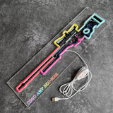 Customized CSGO AWP Rare Skin Neon Light Wall Decor Neo-Noir - Tophatter Daily Deals