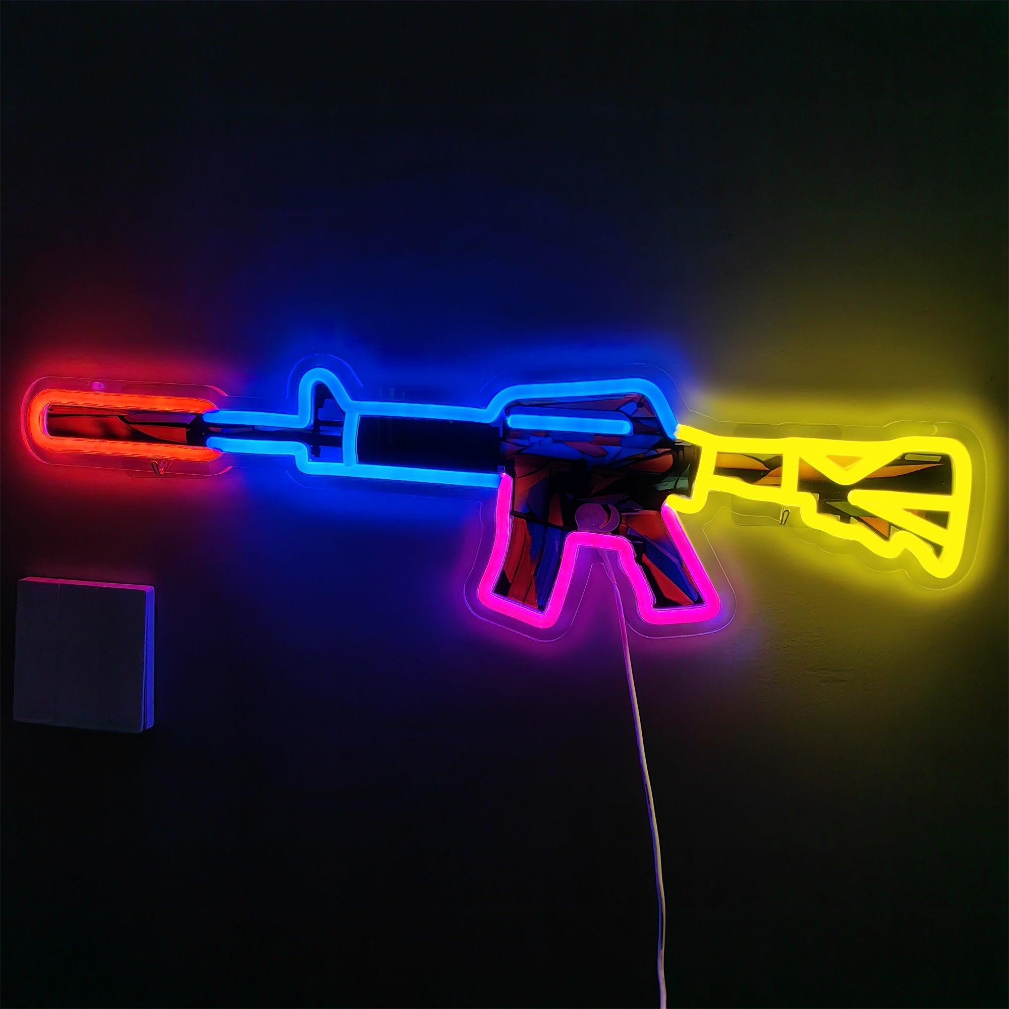 Customized CSGO Rare Skin M4A1-S Neon Light Wall Decor - Tophatter Daily Deals