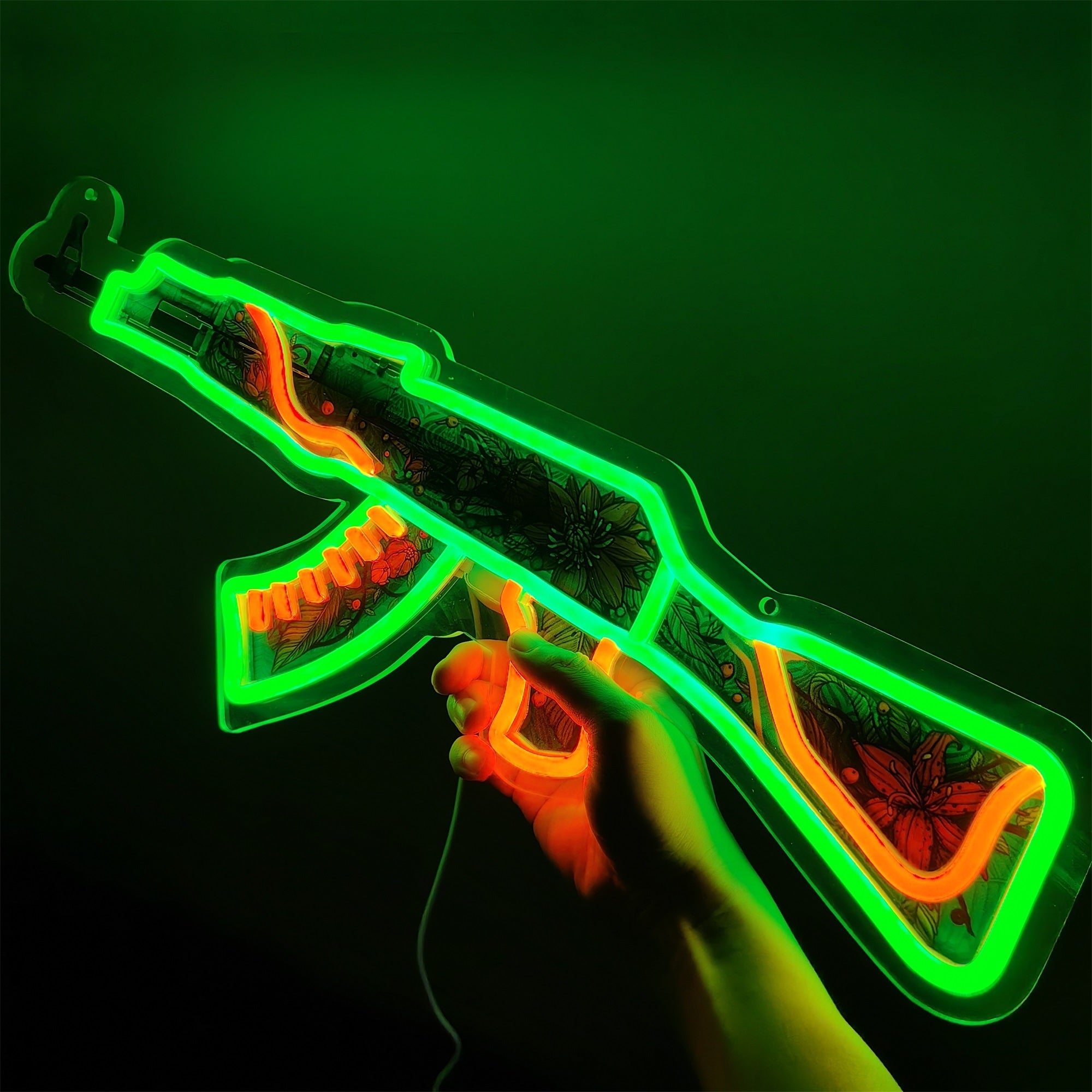 Customized AK47 Rare Skin Neon Light Game Room Decor - Tophatter Daily Deals