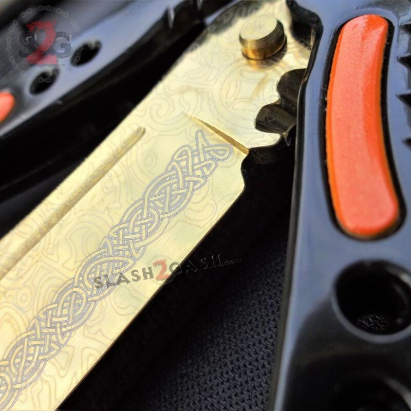 22 colors CSGO Butterfly Knife TRAINER Dull Spring Latch PRACTICE Balisong Knife-Balisong - Tophatter Daily Deals