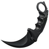 CSGO Karambit Counter Strike Tactical Claw Neck Knife w/ Sheath - Black Knife-Fixed - Tophatter Daily Deals