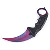 CSGO Karambit Counter Strike Tactical Claw Neck Knife w/ Sheath - 11 colors Doppler Ruby Knife-Fixed - Tophatter Daily Deals