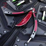 Blood & Slaughter 2pc Set CSGO Butterfly Knife + Elite Karambit SAVE $10 Knife-Balisong - Tophatter Daily Deals