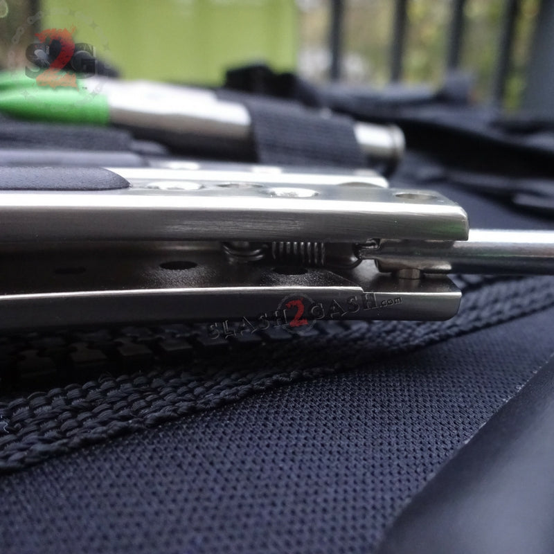CSGO Silver Butterfly Knife SHARP Chrome Mirror Finish Balisong Knife-Balisong - Tophatter Daily Deals