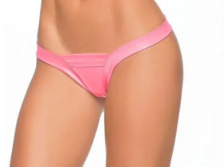 Wet Perfect Thong (Wet Pink) – Shiny V Strap Lingerie Small/Medium > Clothes > Panties - Tophatter Daily Deals