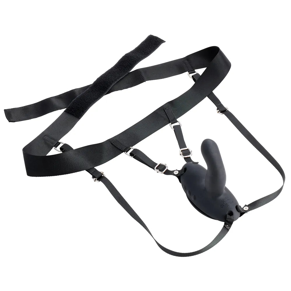 Cloud 9 Grind (Black) – Insertable Vibe with Suction Cup and Harness > Dildos > Strap On Dildos - Tophatter Daily Deals