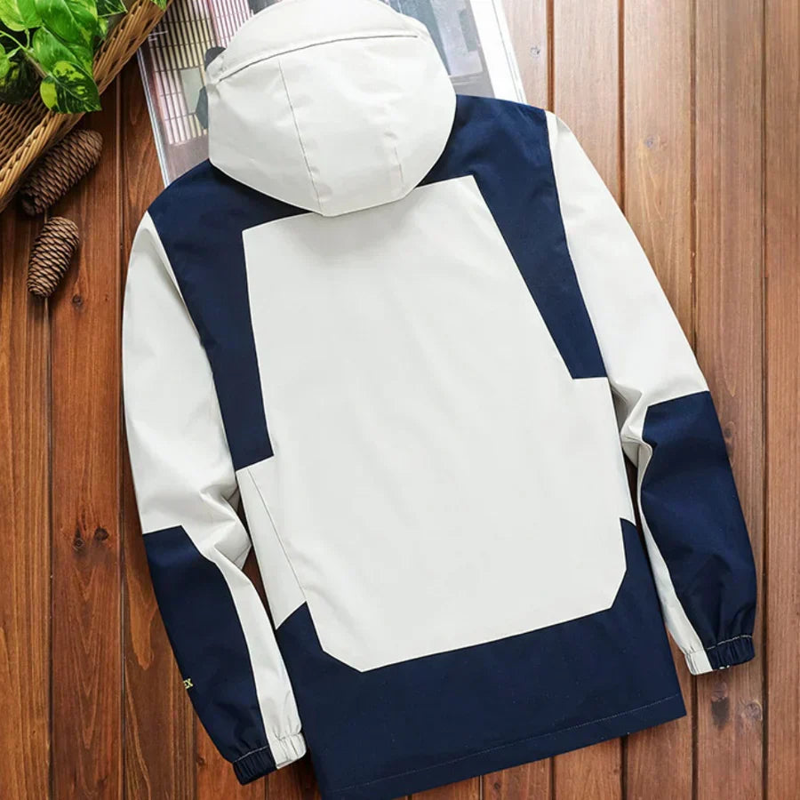 Waterproof Men's Hooded Jacket - Lightweight Shell For Rain - Tophatter Daily Deals