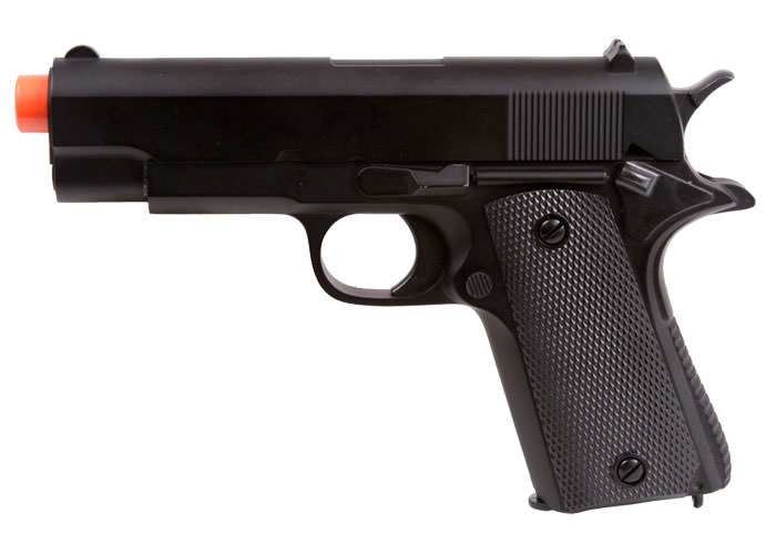 ZM22 1911 Tactical Compact Metal Spring Pistol Airsoft Gun FPS-225 - Tophatter's Inc. Weapons Store Online Collectible Weapons - Tophatter Daily Deals