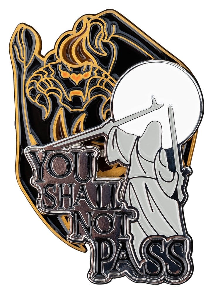 The Lord of the Rings - You Shall Not Pass! Collector Pins 2-Pack Pin Set - Tophatter Daily Deals