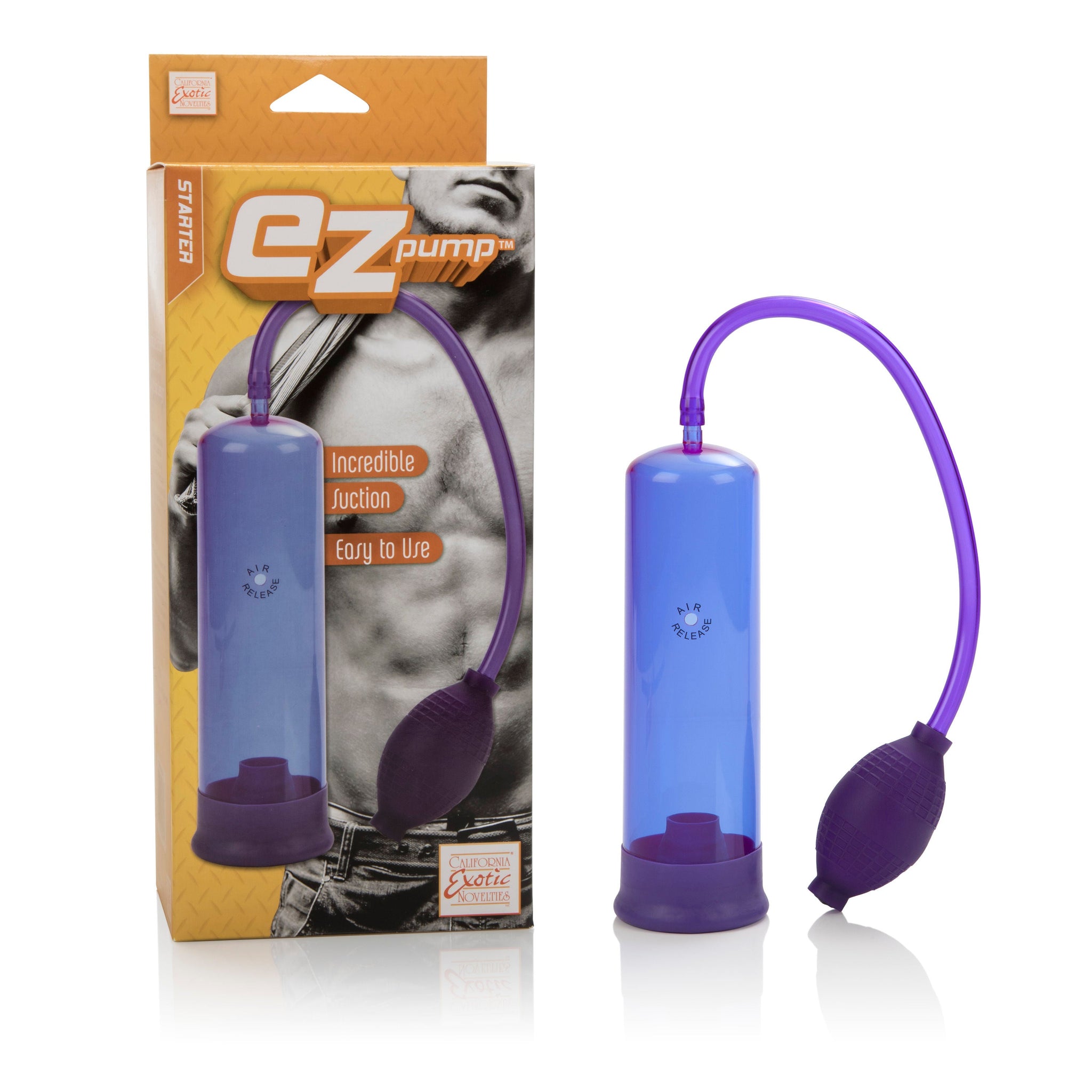 CalExotics E-Z Pump Penis Pump with Powerful Easy Suction > Pumps > Penis Pumps - Tophatter Daily Deals