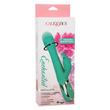 CalExotics Enchanted Oscillate Teal with Thrusting and Rotating, Rechargeable, Waterproof Silicone, 8.5 Inches > Vibrators > Ladies > Rabbit - Tophatter Daily Deals