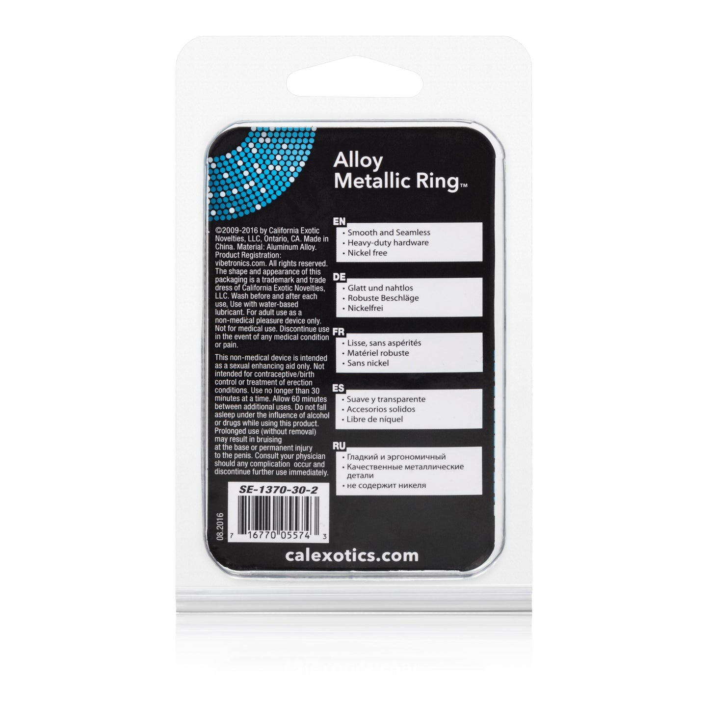 CalExotics Alloy Metallic Extra Large – Smooth Seamless Cock Ring > Cock Ring > Metal - Tophatter Daily Deals