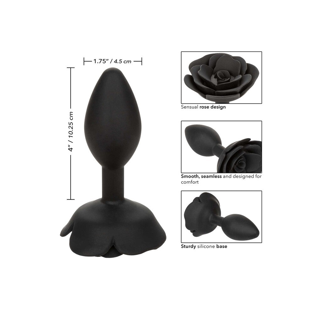 Forbidden Large Rose Anal Plug – Body-Safe Silicone Large Butt Plug > Anal Range > Butt Plugs - Tophatter Daily Deals