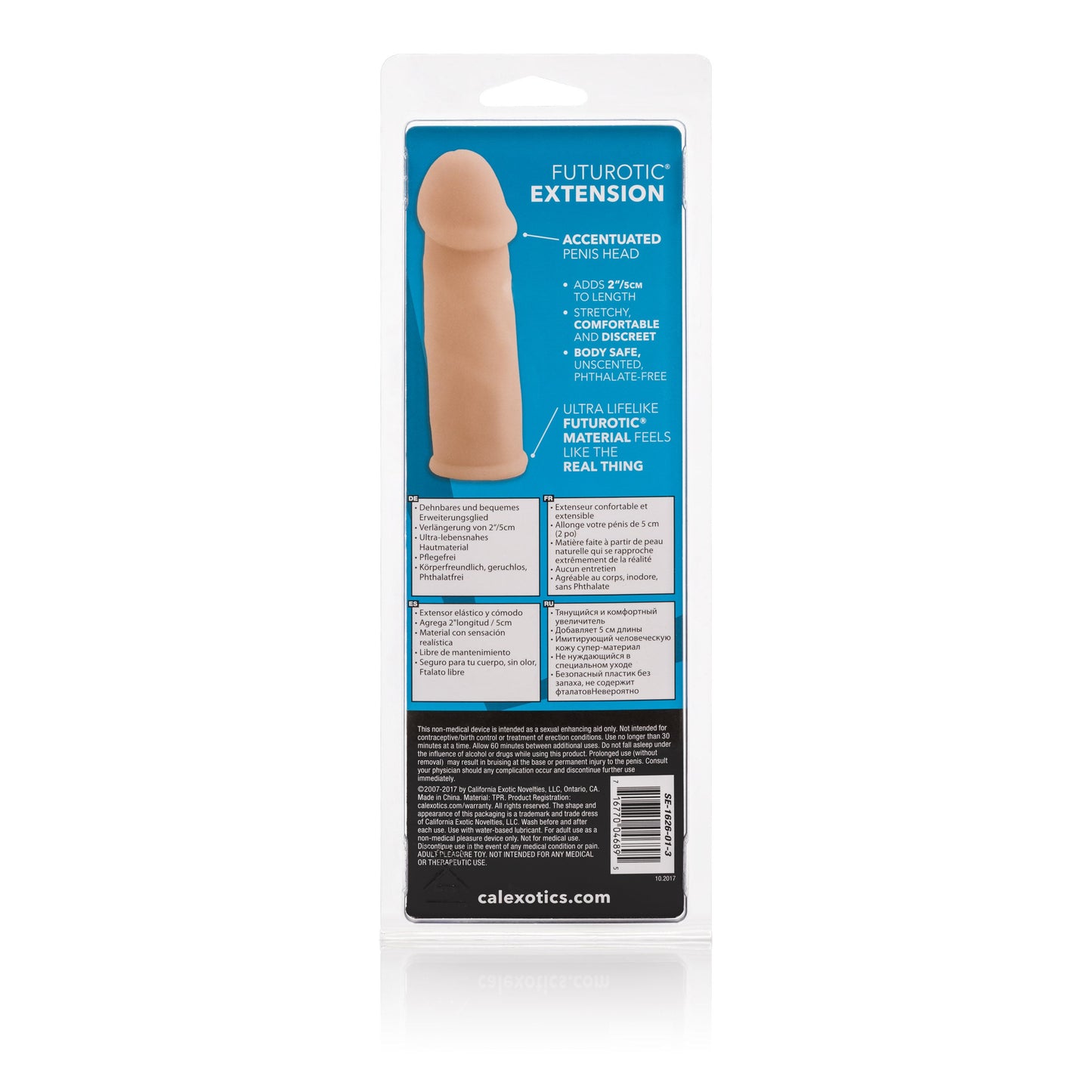 CalExotics Futorotic Soft Penis Extender Adds Length and Girth > Sex Toys For Men > Penis Sleeves - Tophatter Daily Deals