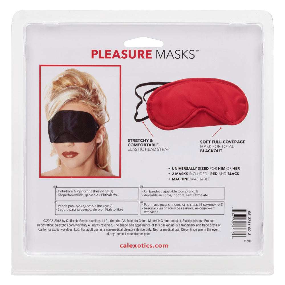 CalExotics Pleasure Masks 2 Pack Erotic Blindfolds > Bondage Gear > Blindfolds - Tophatter Daily Deals