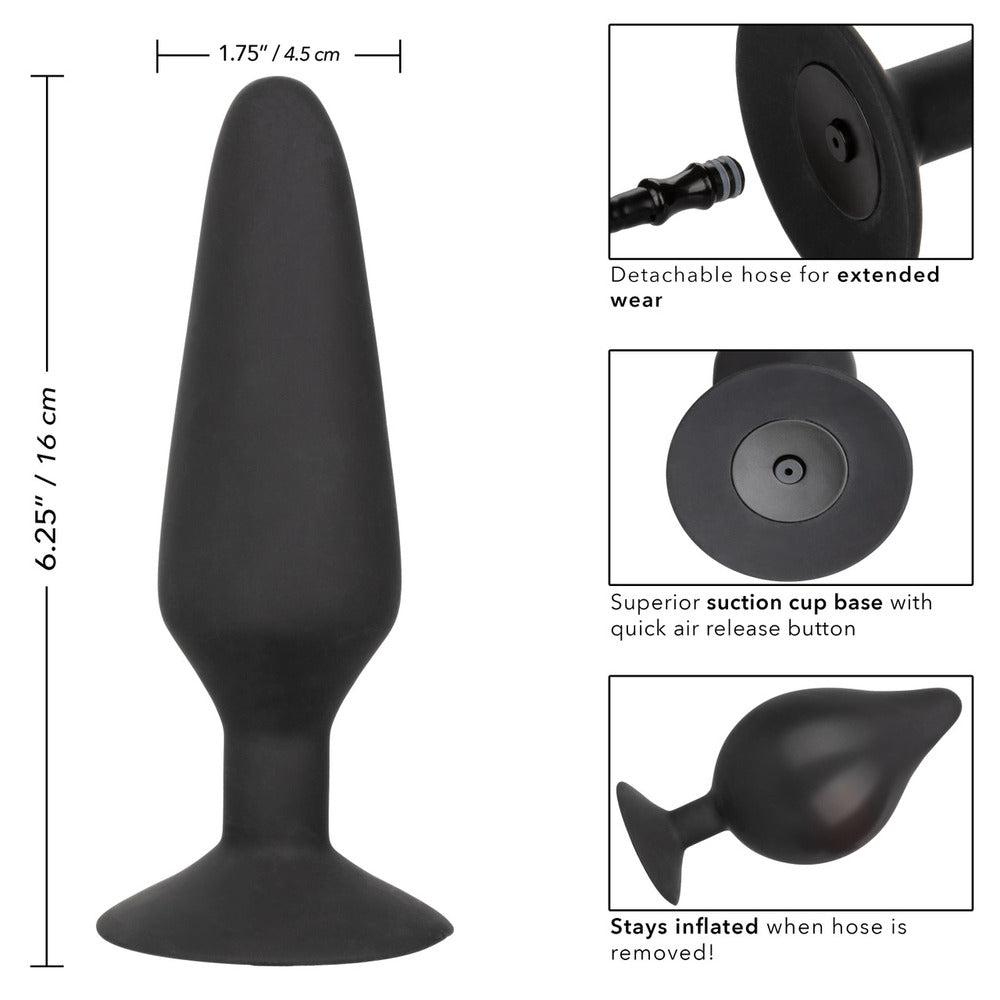 CalExotics XL Silicone Inflatable Plug – Inflatable Anal Plug with Detachable Hose and Squeeze Bulb > Anal Range > Tunnel and Stretchers - Tophatter Daily Deals