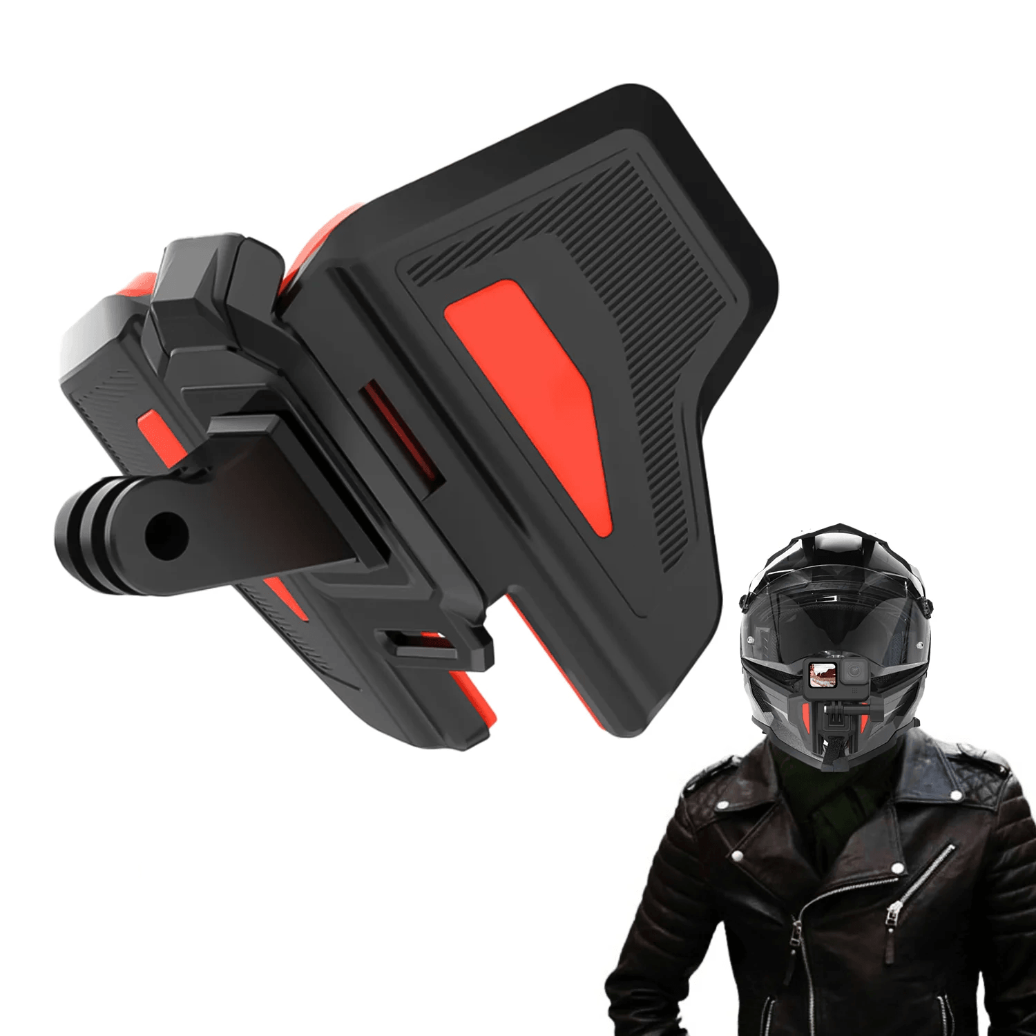 Camera Mount for Motorcycle Helmet - Helmet Chin Mount Strap for GoPro Hero 12 11 10 9 Insta 360 Action 3 Apparel & Accessories - Tophatter Daily Deals