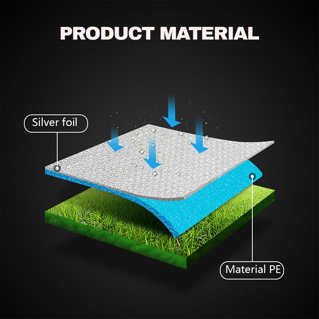 Camping Sleep Mats - Camping Mat Roll Up Foil Mat Waterproof Eva Foam Yoga Insulated Sleeping Tent Sports & Outdoor - Tophatter Daily Deals