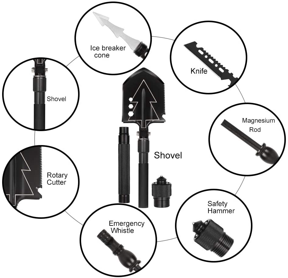 Camping Shovel Axe - Tophatter Daily Deals