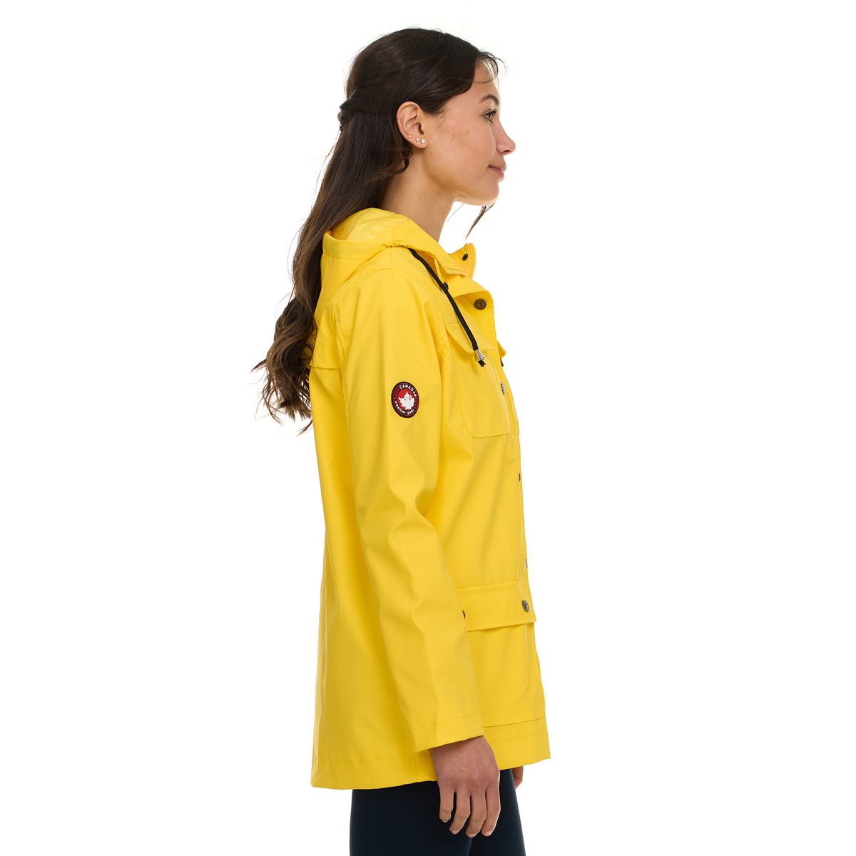 Canada Weather Gear Women's Waterproof Hooded Rain Coat Wind & Rain Jackets - Tophatter Daily Deals