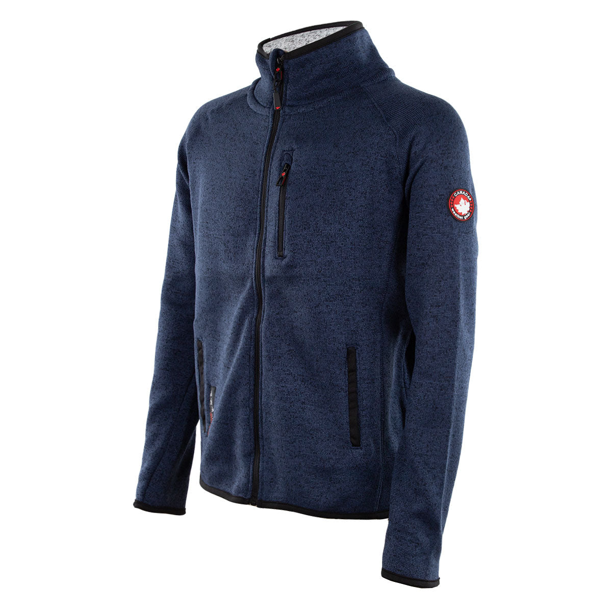 Canada Weather Gear Men's Full Zip Sweater Fleece Sweatshirts - Tophatter Daily Deals