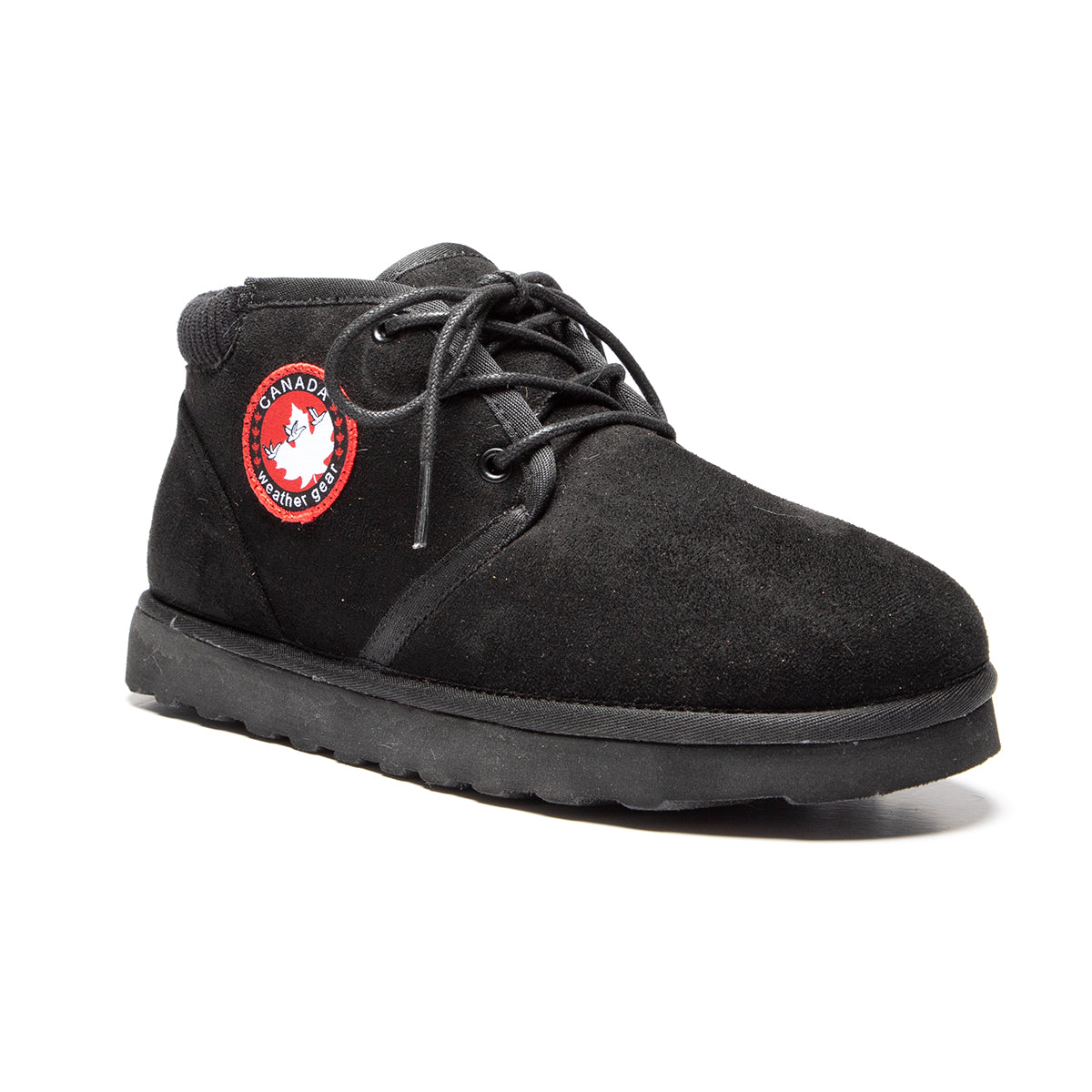 Canada Weather Gear Women's Hamilton Lace Up Ankle Boots Black Footwear - Tophatter Daily Deals