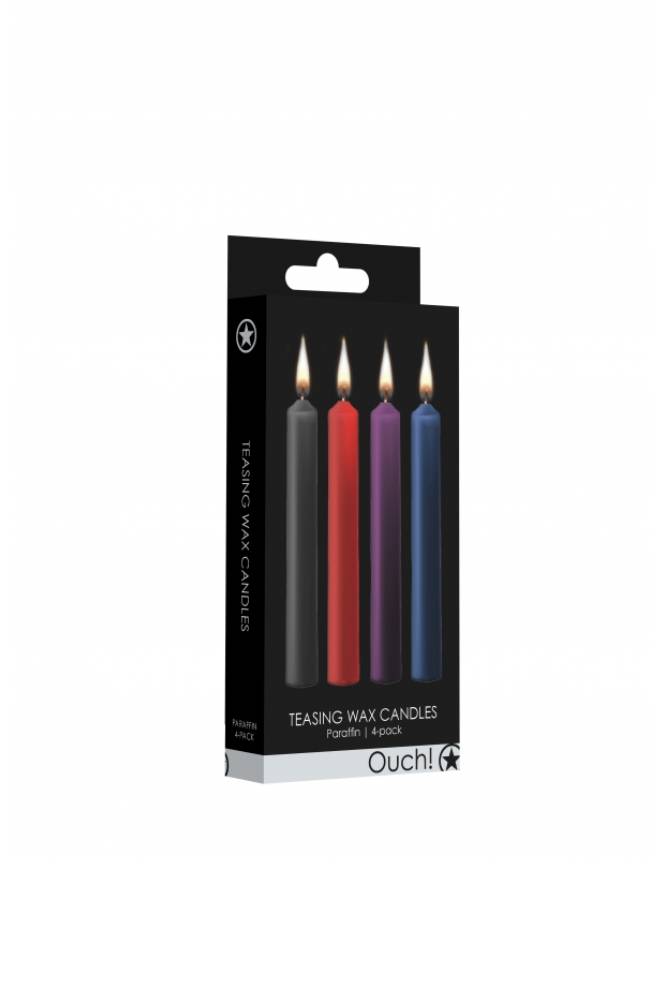Ouch by Shots Toys - Teasing Wax Candles - 4 Pack Sex Toy - Tophatter Daily Deals