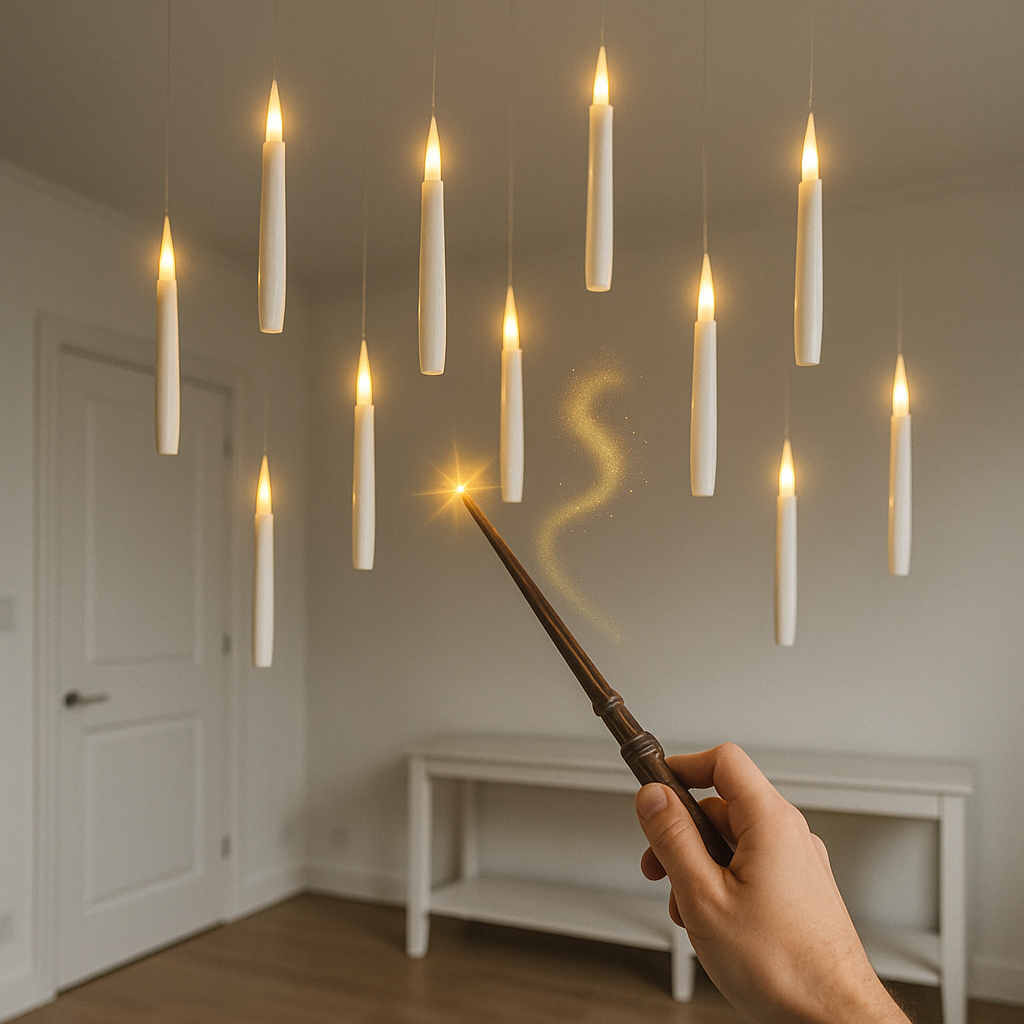 Tophatter's Inc. Floating Wedding Candles – Flameless LED Set for Romantic Event Lighting - Tophatter Daily Deals
