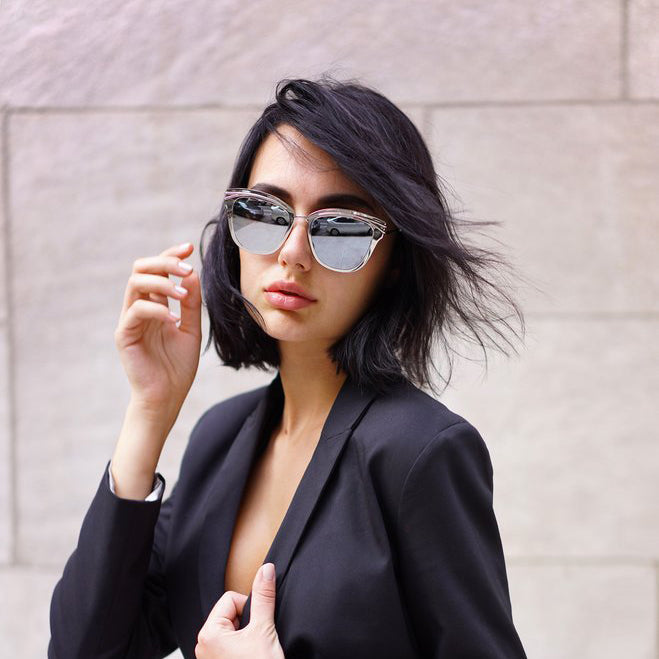 TopFoxx Candy - Silver Women's Sunglasses Sunglasses - Tophatter Daily Deals
