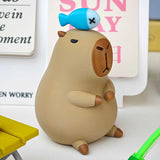 Capybara Fisherman 3D Desktop Ornament Decor - Tophatter Daily Deals