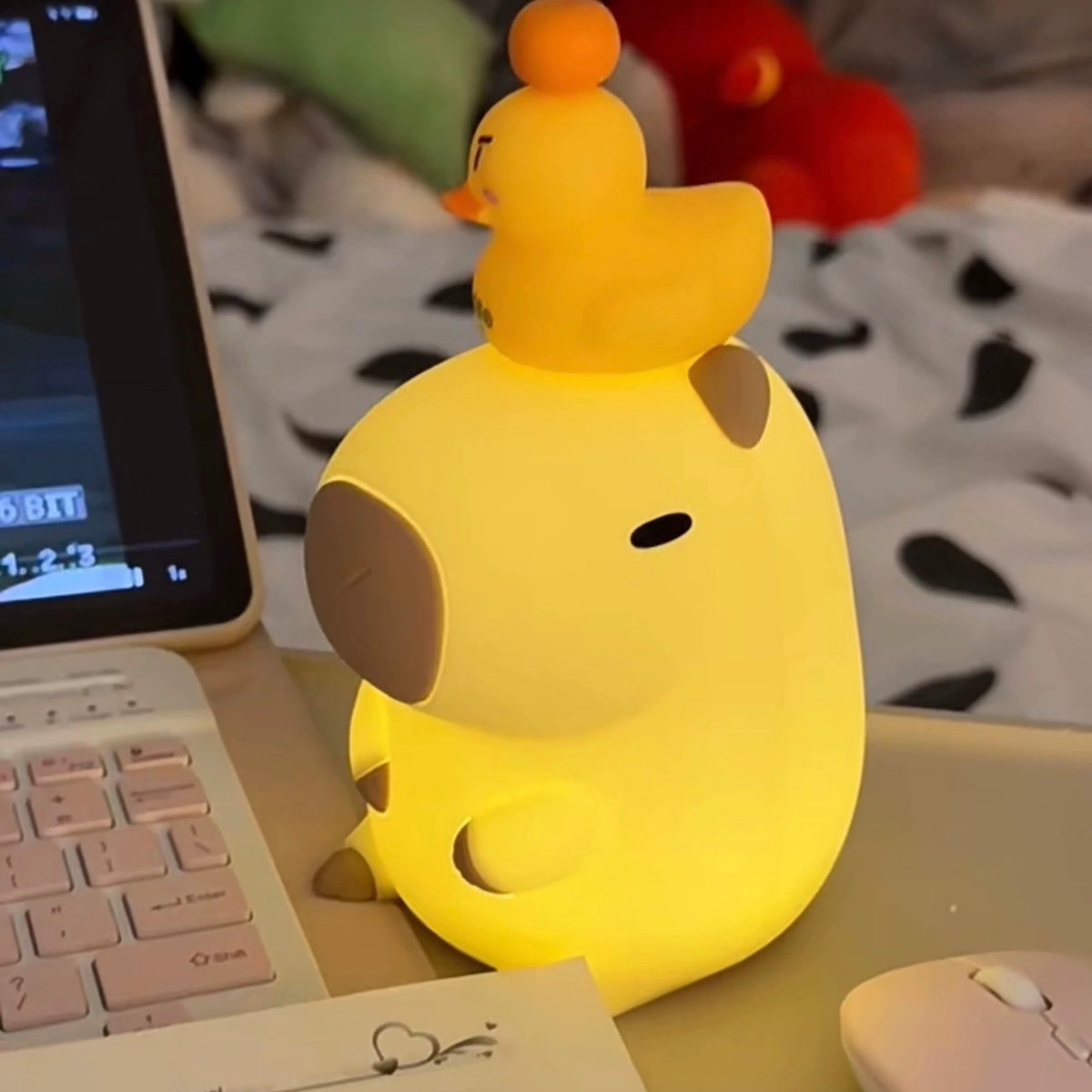 Capybara Glow Night Lamp Lighting - Tophatter Daily Deals