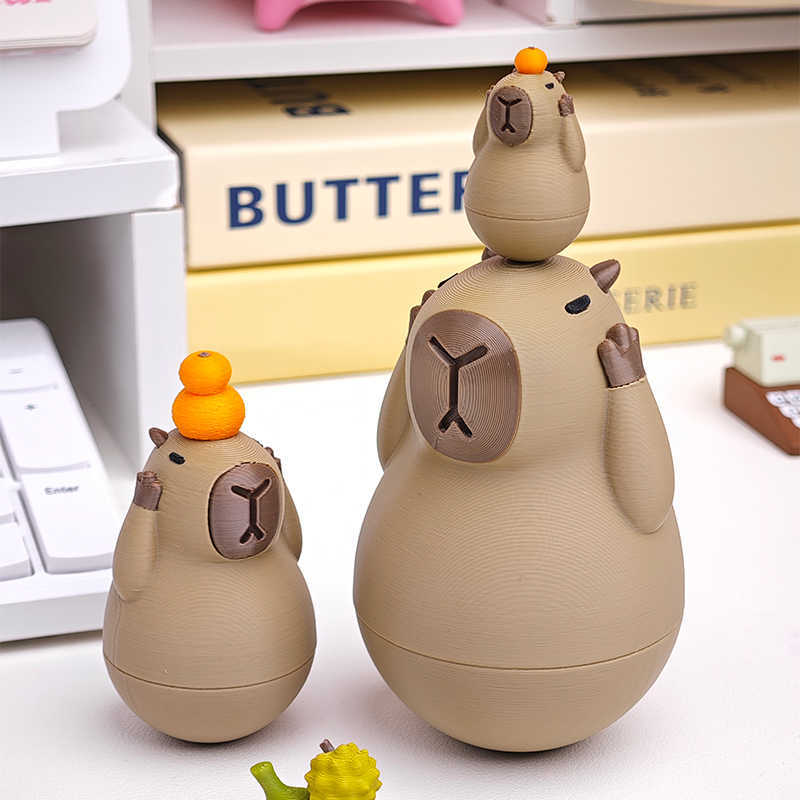 Capybara Roly-Poly Doll Set Decor - Tophatter Daily Deals