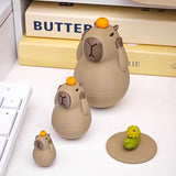 Capybara Roly-Poly Doll Set Decor - Tophatter Daily Deals