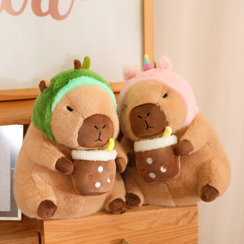 Capybara and Toast Doll Plush Soft Toy - Tophatter Daily Deals