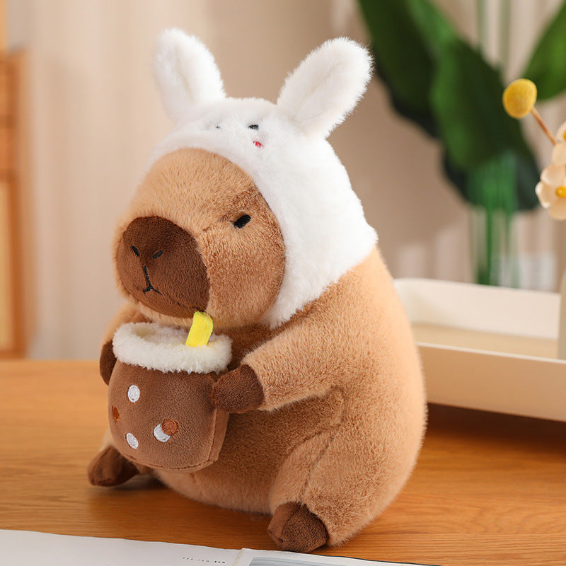 Capybara and Toast Doll Plush Rabbit 30 cm Soft Toy - Tophatter Daily Deals