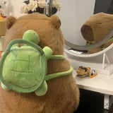 Capybara with Turtle Backpack Doll Plush Soft Toy - Tophatter Daily Deals