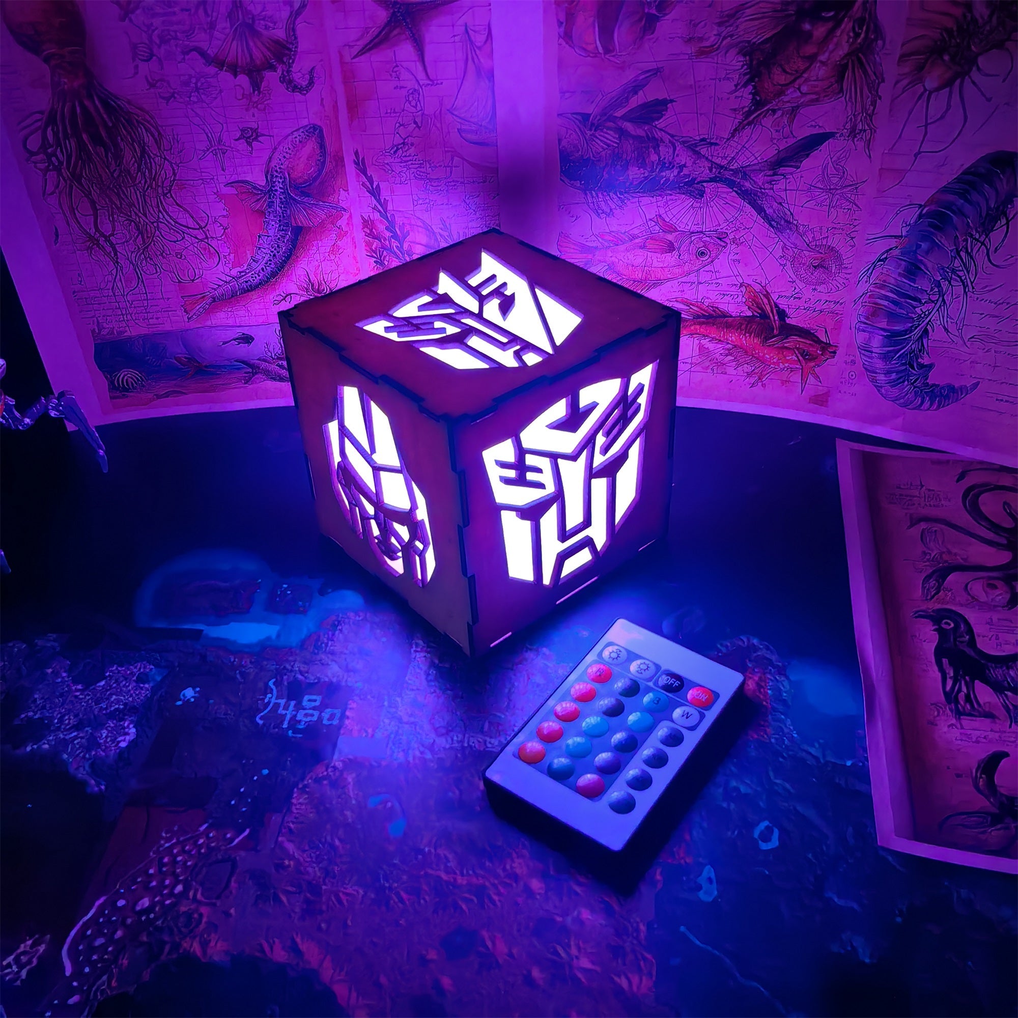 Handmade Car Robot Night Light - Tophatter Daily Deals