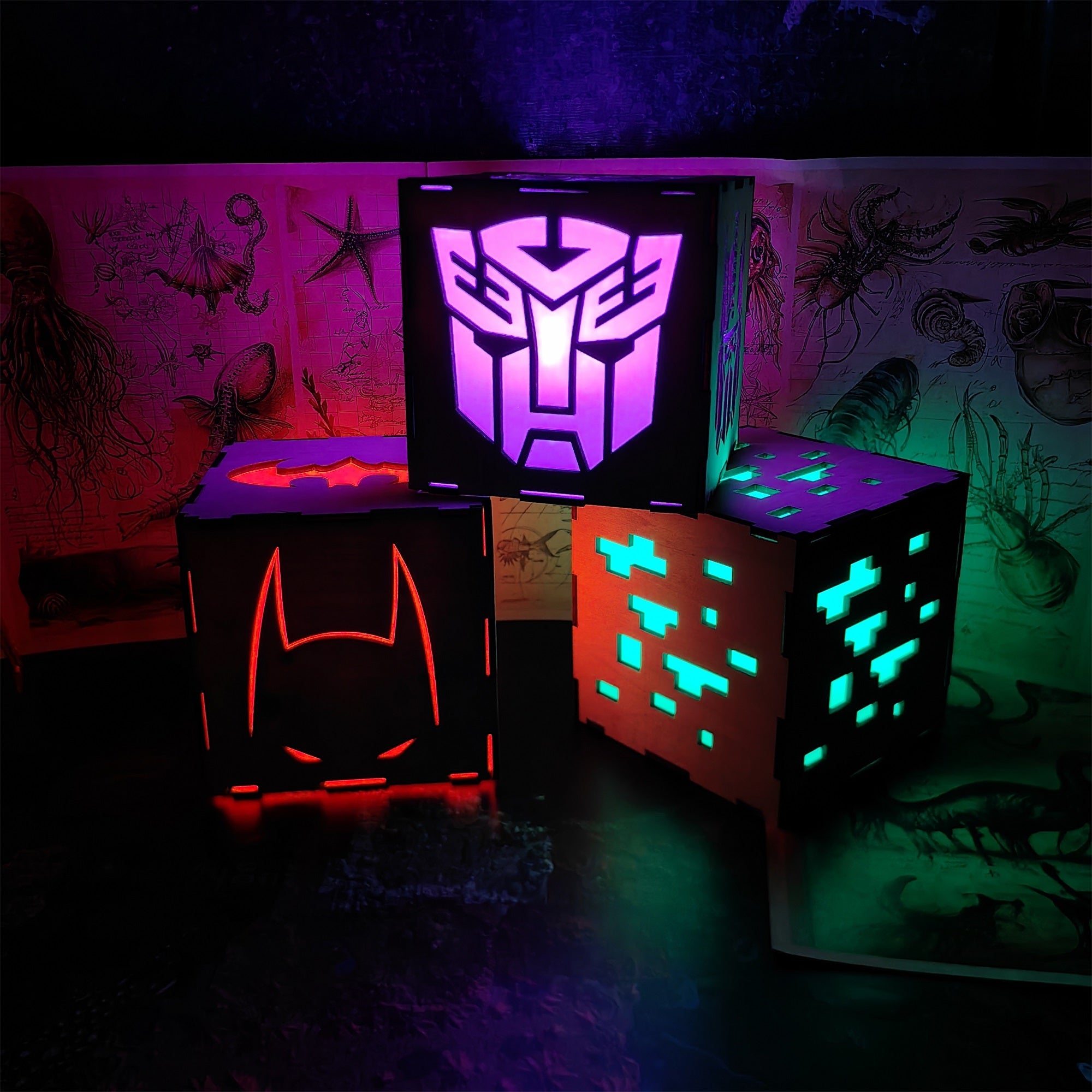 Handmade Car Robot Night Light - Tophatter Daily Deals