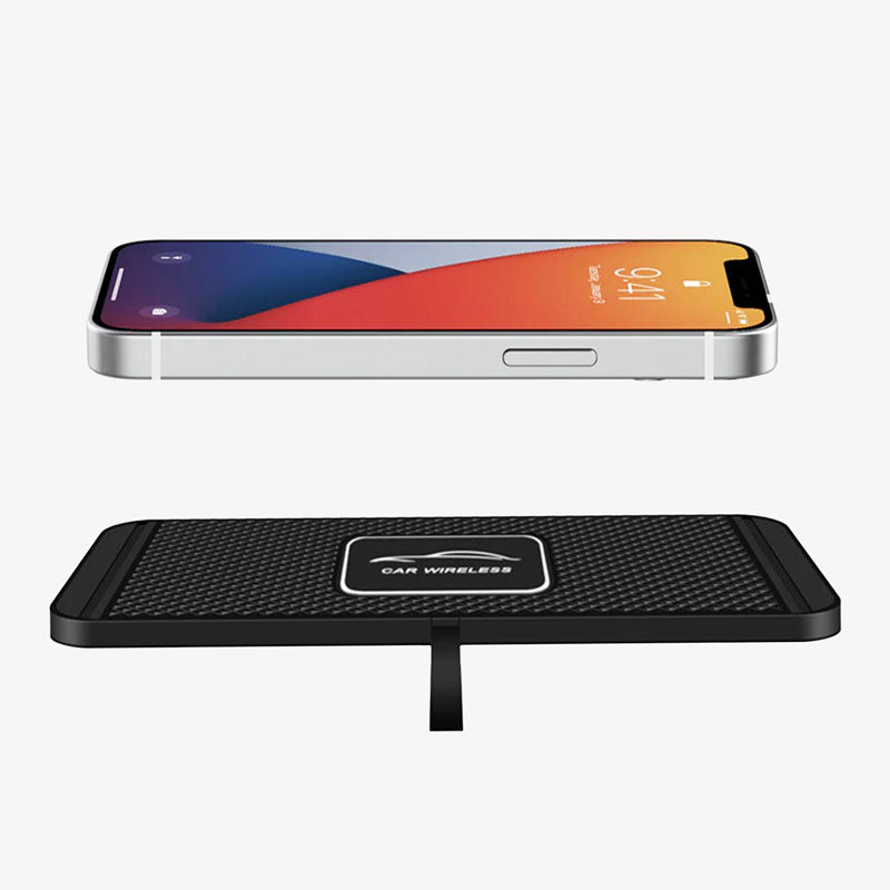 Wireless Car Charger Slim Charging Pad Road Trip 2025 - Tophatter Daily Deals
