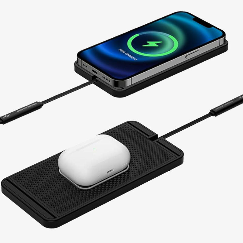 Wireless Car Charger Slim Charging Pad Road Trip 2025 - Tophatter Daily Deals